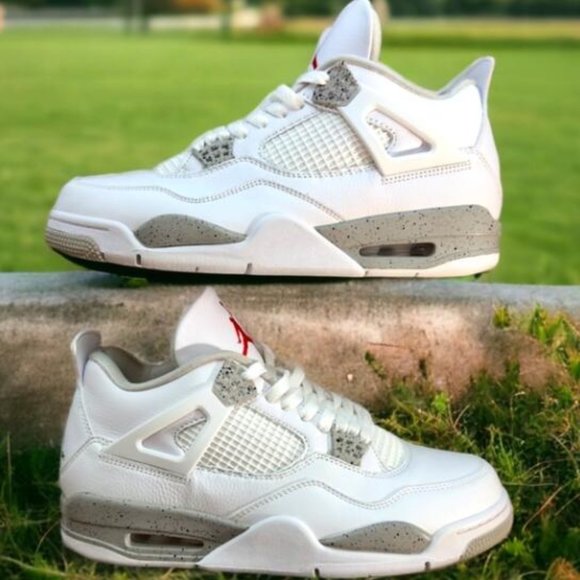 Air Jordan 4 White Oreo Basketball Shoes Sneakers main image 4